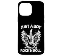 Carcasa para iPhone 13 Pro MAX Just A Boy Who Loves Rock and Roll Rock Band Concierto de Guitarra