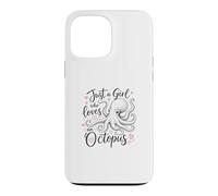 Carcasa para iPhone 13 Pro MAX Just a Girl Who Loves an Octopus Cute Octopus