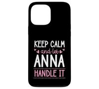 Carcasa para iPhone 13 Pro MAX Keep Calm and Let Anna Handle It Chill Nombre