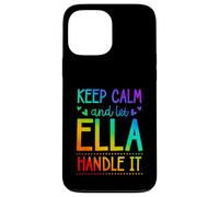 Carcasa para iPhone 13 Pro MAX Keep Calm and Let Ella Handle It Chill Nombre