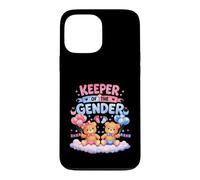Carcasa para iPhone 13 Pro MAX Keeper of The Gender Reveal - Globos de Oso bebé Rosa o Azul