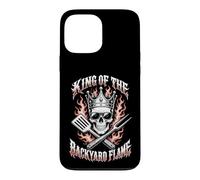 Carcasa para iPhone 13 Pro MAX King of The Backyard Flame se enorgullece de Asar a la Parrilla a la Parrilla con Humor