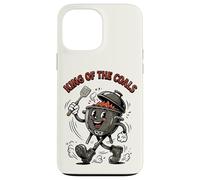 Carcasa para iPhone 13 Pro MAX King of The Coals Retro Cartoon BBQ Kettle Grill Grill