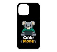 Carcasa para iPhone 13 Pro MAX Koala Coder Modo Código Mascota Gráfico