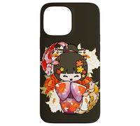 Carcasa para iPhone 13 Pro MAX Kokeshi Doll Koi Fish Japonés Estética Amante