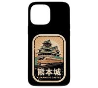 Carcasa para iPhone 13 Pro MAX Kumamoto Castillo Japón Retro Tren Vintage Japonés Kanji
