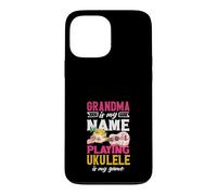Carcasa para iPhone 13 Pro MAX La Abuela es mi Nombre Tocando Ukelele es mi Jugador de Juego