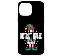 Carcasa para iPhone 13 Pro MAX La Divertida Familia navideña de The District Nurse Elf