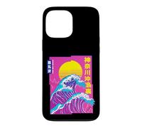 Carcasa para iPhone 13 Pro MAX La Gran Ola, Vaporwave Anime Estética Glitch Japonés