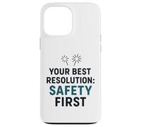 Carcasa para iPhone 13 Pro MAX La Seguridad es lo Primero, su Mejor resolución de año Nuevo para Trabajar de Forma Segura