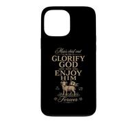 Carcasa para iPhone 13 Pro MAX La teología reformada glorifica a Dios Christian Westminster Cita
