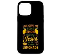 Carcasa para iPhone 13 Pro MAX La Vida me DIO Algunos Limones Pero mi Jesús Él está Haciendo Limonada