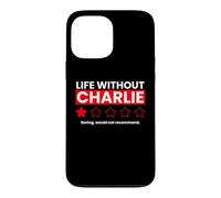 Carcasa para iPhone 13 Pro MAX La Vida sin Charlie Boring no recomendaría una revisión Divertida