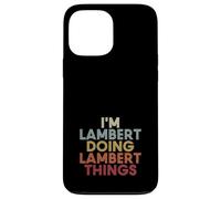 Carcasa para iPhone 13 Pro MAX Lambert Name Lambert Personalized Name First Given