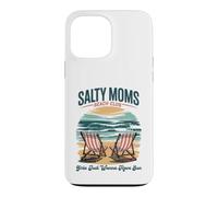 Carcasa para iPhone 13 Pro MAX Las Chicas del Club de Playa de Salty Moms Solo Quieren Tener Sol, Madres Retro