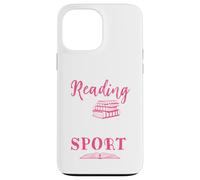 Carcasa para iPhone 13 Pro MAX Leer es mi Lector de Gusanos de Biblioteca para Amantes de los Libros Deportivos