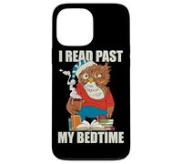 Carcasa para iPhone 13 Pro MAX Leí más allá de mi Hora de acostarse Lectura Búho Amante de los Libros Ad