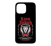 Carcasa para iPhone 13 Pro MAX León de Judá Apocalipsis 5:5 Verso bíblico gótico Cristiano