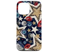 Carcasa para iPhone 13 Pro MAX Leopard Star Evil Eye Ball 8 Kiss Lipstick Y2K Protection