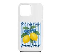 Carcasa para iPhone 13 Pro MAX Les citrons Limones Franceses Estética Coqueta Verano Vintage