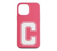 Carcasa para iPhone 13 Pro MAX Letra C Big Bold Capital Varsity Alfabeto Monograma