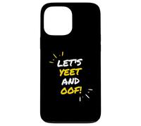 Carcasa para iPhone 13 Pro MAX Let's Yeet and Oof Funny Video Game Meme Gift For Gamer Kids