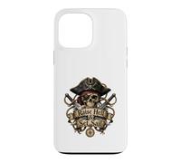 Carcasa para iPhone 13 Pro MAX Levanta el Infierno y zarpa Pirate Skull Nautical Adventure