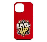 Carcasa para iPhone 13 Pro MAX Level UP | Gimnasio/Sala Fitness Motivación Deportiva