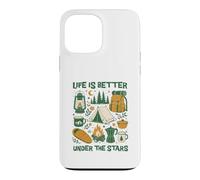 Carcasa para iPhone 13 Pro MAX Life Is Better Under The Stars Vintage Camping Outdoor Art
