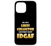 Carcasa para iPhone 13 Pro MAX Likes Collector Idgaf Meme Social Media Marketing Influencer