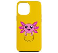 Carcasa para iPhone 13 Pro MAX Lindo Bebé Axolotl En El Bolsillo Kawaii Anime