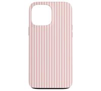 Carcasa para iPhone 13 Pro MAX Lindo Blush Pink Stripes Vertical Líneas Patrón Minimalista