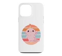 Carcasa para iPhone 13 Pro MAX Lindo diseño Retro de Fiesta Axolotl