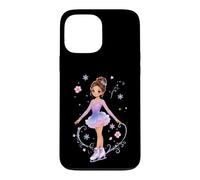 Carcasa para iPhone 13 Pro MAX Lindo Patinaje artístico Princesa Floral Patinador sobre Hielo