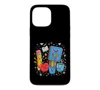Carcasa para iPhone 13 Pro MAX Lindos diseños de Aprendizaje de Suministros Escolares Felices