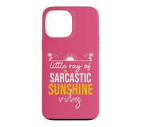 Carcasa para iPhone 13 Pro MAX Little Ray of Sarcastic Sunshine Hello Summer Vibes Beach