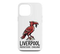 Carcasa para iPhone 13 Pro MAX Liverpool Merseyside England Zine-Ink Hígado Bird