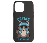 Carcasa para iPhone 13 Pro MAX Llorar es mi Mapache Cardiovascular
