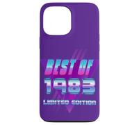 Carcasa para iPhone 13 Pro MAX Lo Mejor de 1983 Bday Party Celebration Vintage 80's Art Design