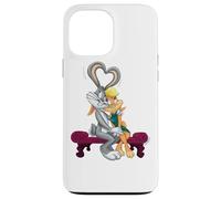 Carcasa para iPhone 13 Pro MAX Looney Tunes Bugs and Lola Hearts Valentine's Day