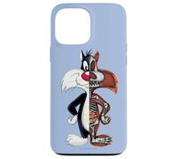 Carcasa para iPhone 13 Pro MAX Looney Tunes Slyvester Half Skeleton