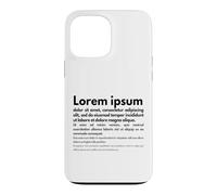Carcasa para iPhone 13 Pro MAX Lorem Ipsum | Frases en latín, Diseño Gráfico, Edición de Textos
