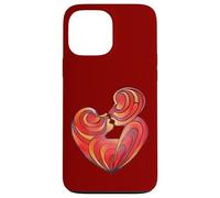 Carcasa para iPhone 13 Pro MAX Los Amantes se besan y Sus cuerpos Forman un corazón de Amor