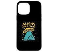 Carcasa para iPhone 13 Pro MAX Los Extraterrestres Son un Psyop Divertido OVNI Desinformación Engaño Alien Meme