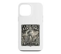 Carcasa para iPhone 13 Pro MAX Lots Wife Circa 1900 BC Divertido Fe Humor Diseño Chistes Chistes