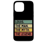 Carcasa para iPhone 13 Pro MAX Louis The Man The Myth The Legend - Divertida Cita Personalizada