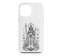 Carcasa para iPhone 13 Pro MAX Maat Pluma Verdad Antiguo Egipcio Equilibrio Mito Arte