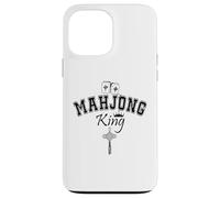 Carcasa para iPhone 13 Pro MAX Mahjong King of Tiles Mens Mahjaholic Men It's Mahjong Time