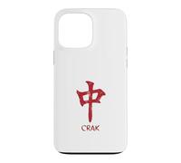 Carcasa para iPhone 13 Pro MAX Mahjong Lovers Crak Red Dragon Símbolo Azulejos Puntos Bam Kung