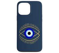 Carcasa para iPhone 13 Pro MAX Mal de Ojo Azul con símbolo de protección mística para Hombres y Mujeres